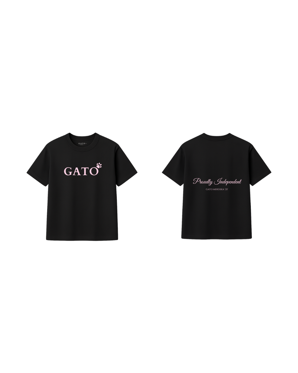 GATO Proudly Independent Tee - Black