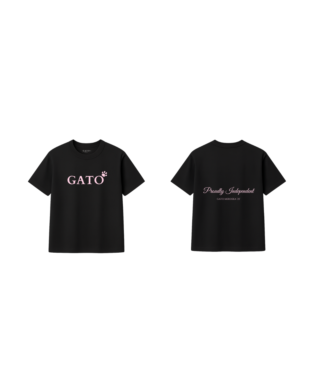 GATO Proudly Independent Tee - Black