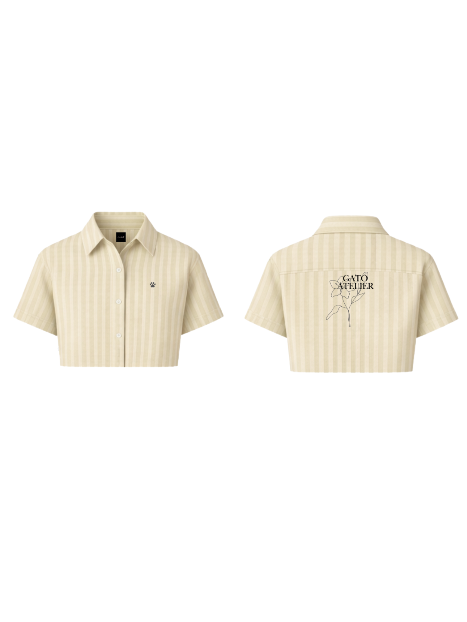 GATO Essential - Beige Short Sleeve Shirt