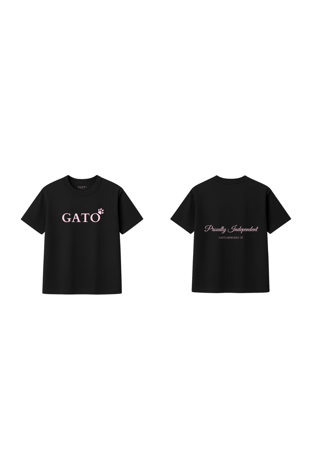 GATO Proudly Independent Tee - Black