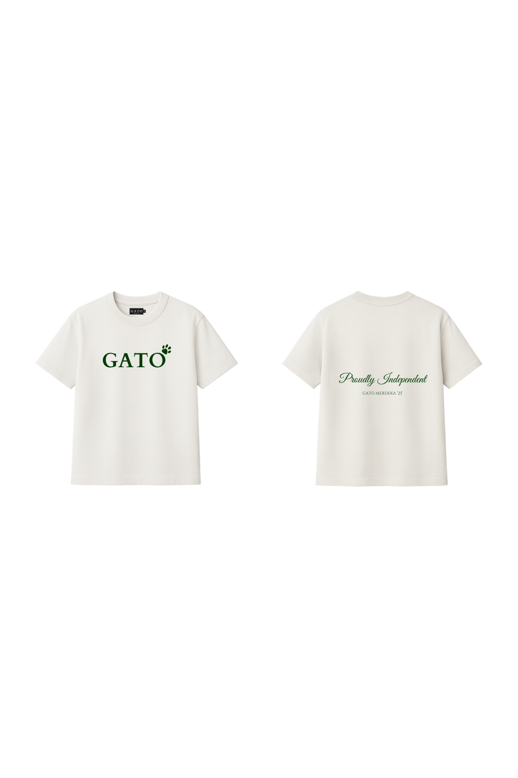GATO Proudly Independent Tee - White