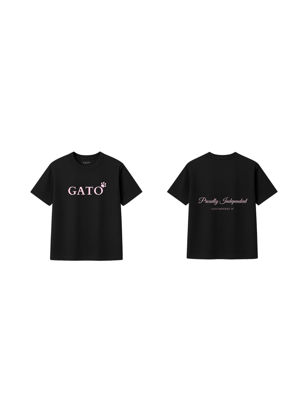GATO Proudly Independent Tee - Black