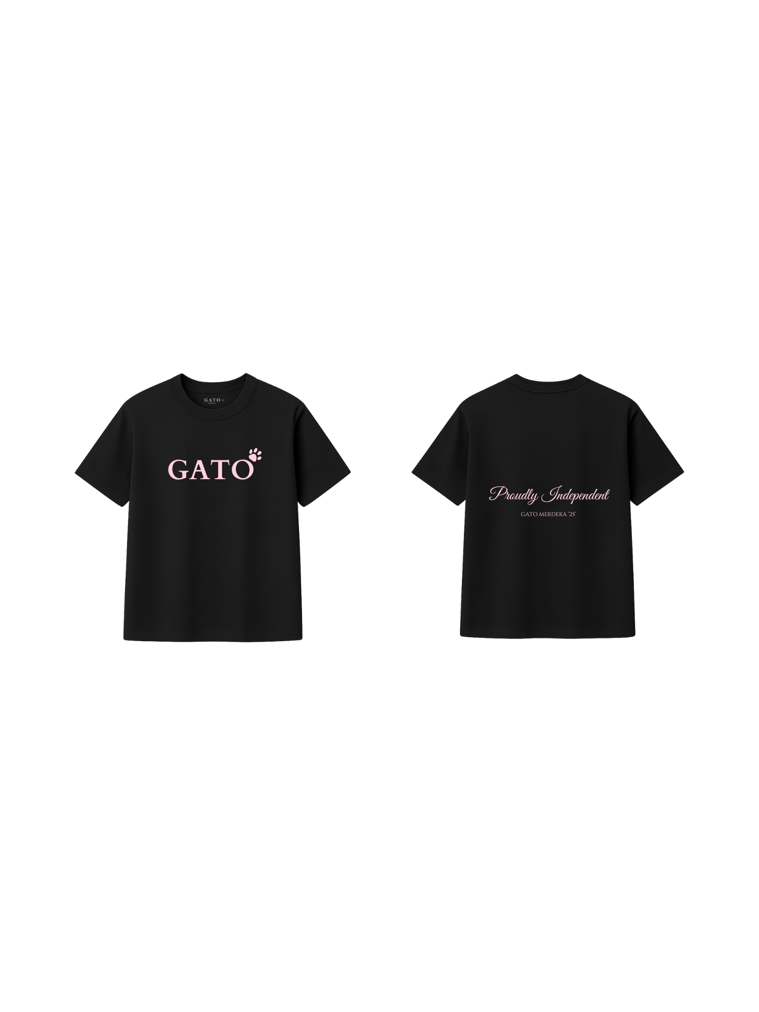 GATO Proudly Independent Tee - Black