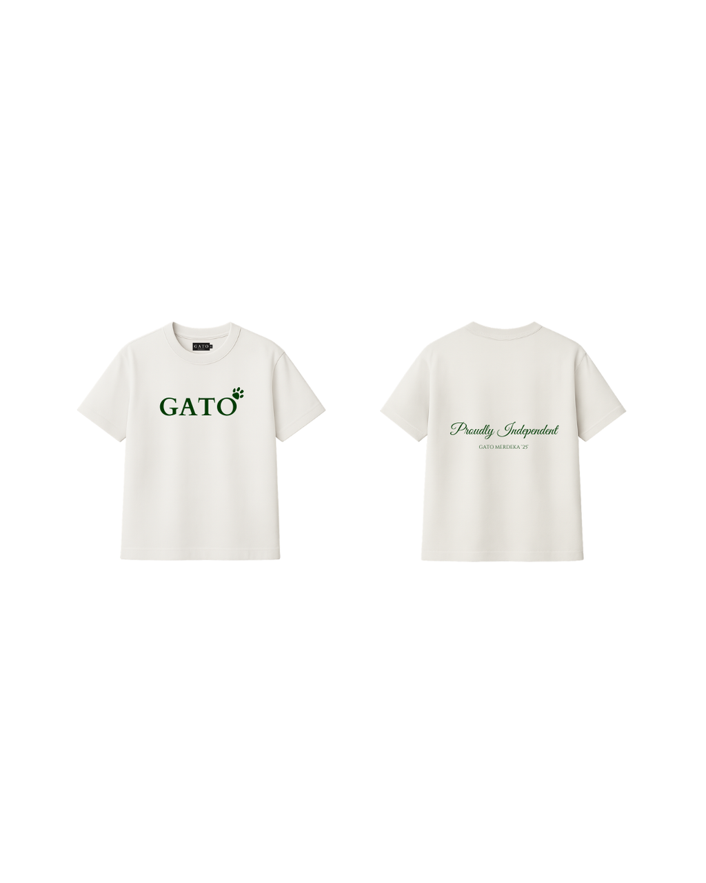 GATO Proudly Independent Tee - White