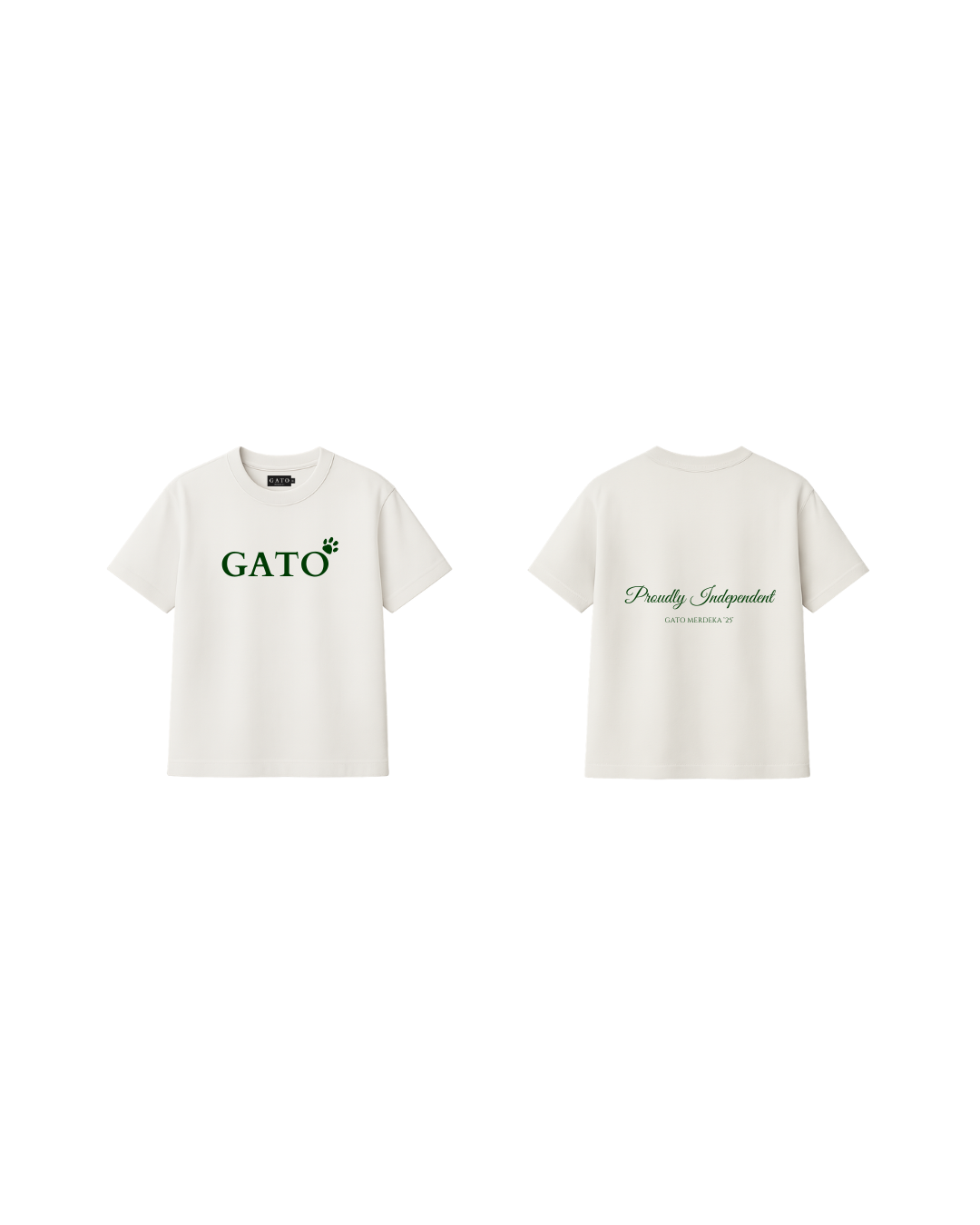 GATO Proudly Independent Tee - White