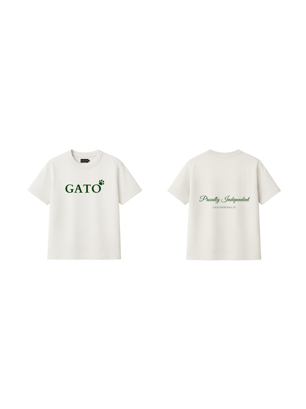 GATO Proudly Independent Tee - White