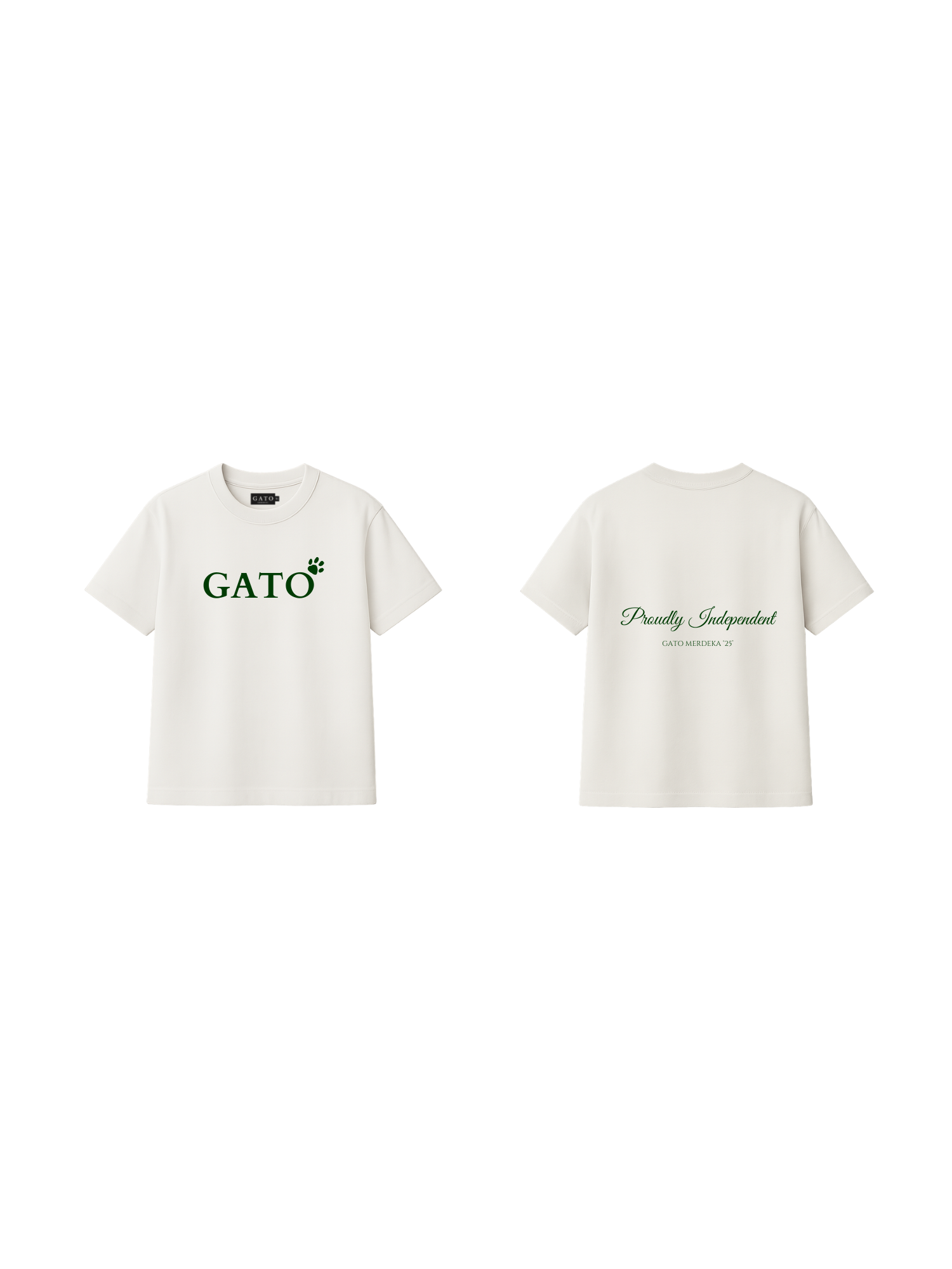 GATO Proudly Independent Tee - White