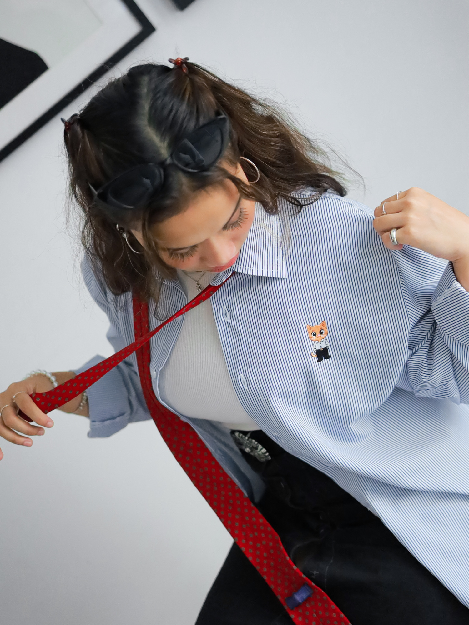 GATO Blue Stripe Shirt