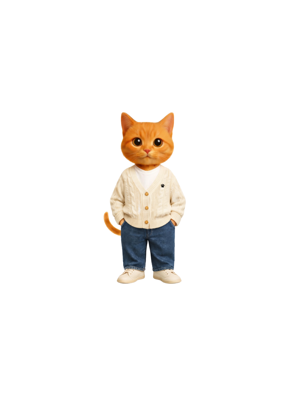 GATO Maison Knit Cardigan (Cream)