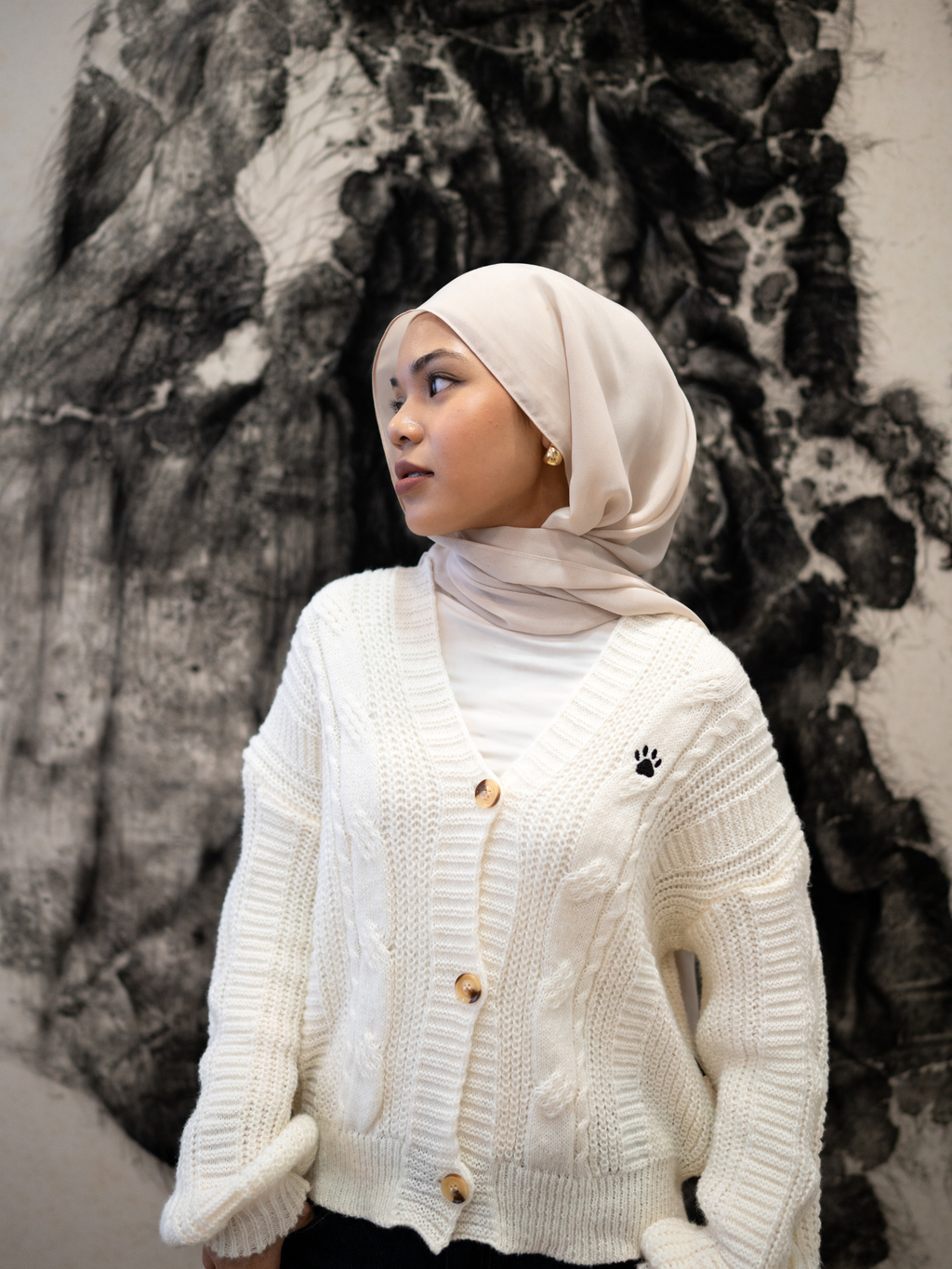GATO Maison Knit Cardigan (Cream)