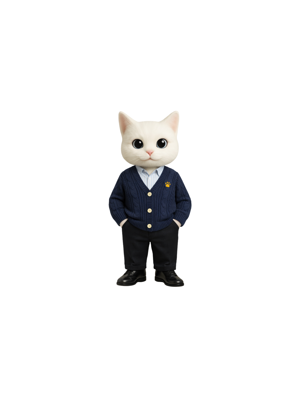 GATO Maison Knit Cardigan (Blue)