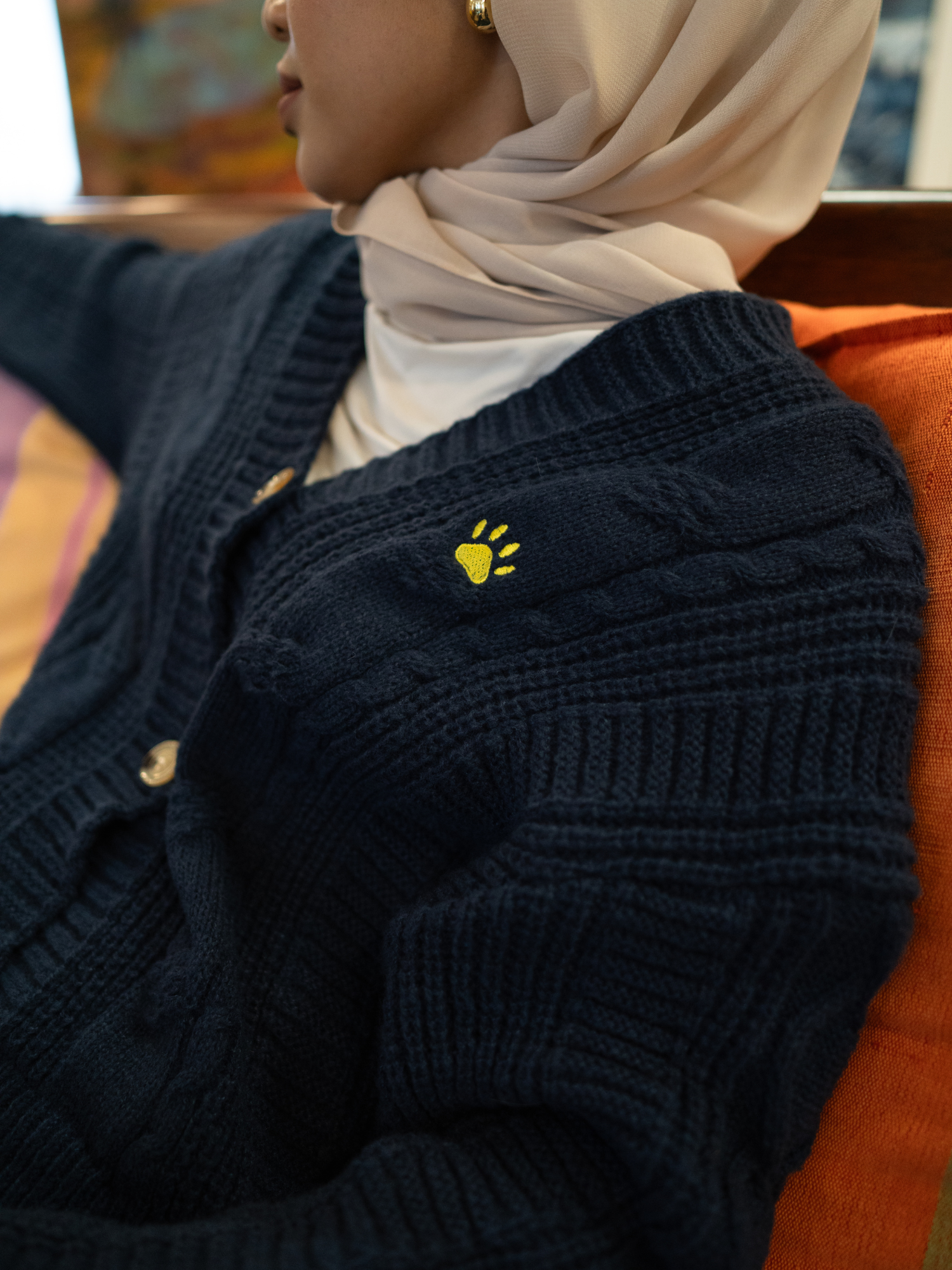 GATO Maison Knit Cardigan (Blue)