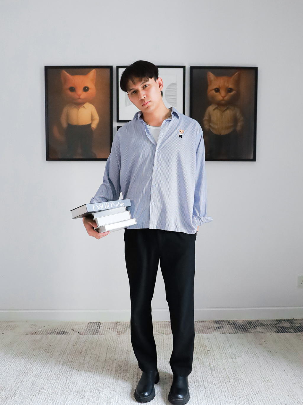 GATO Blue Stripe Shirt