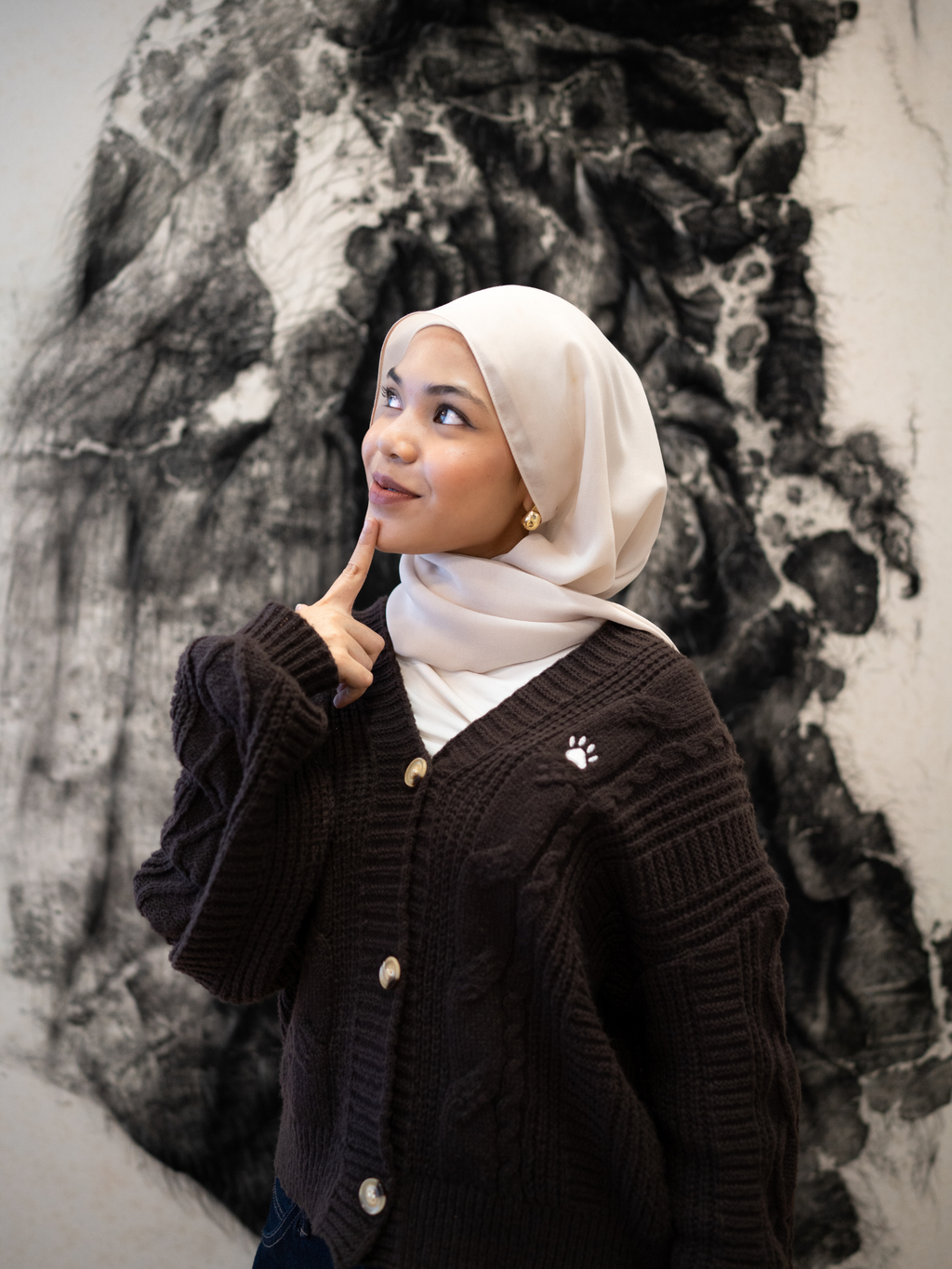 GATO Maison Knit Cardigan (Brown)
