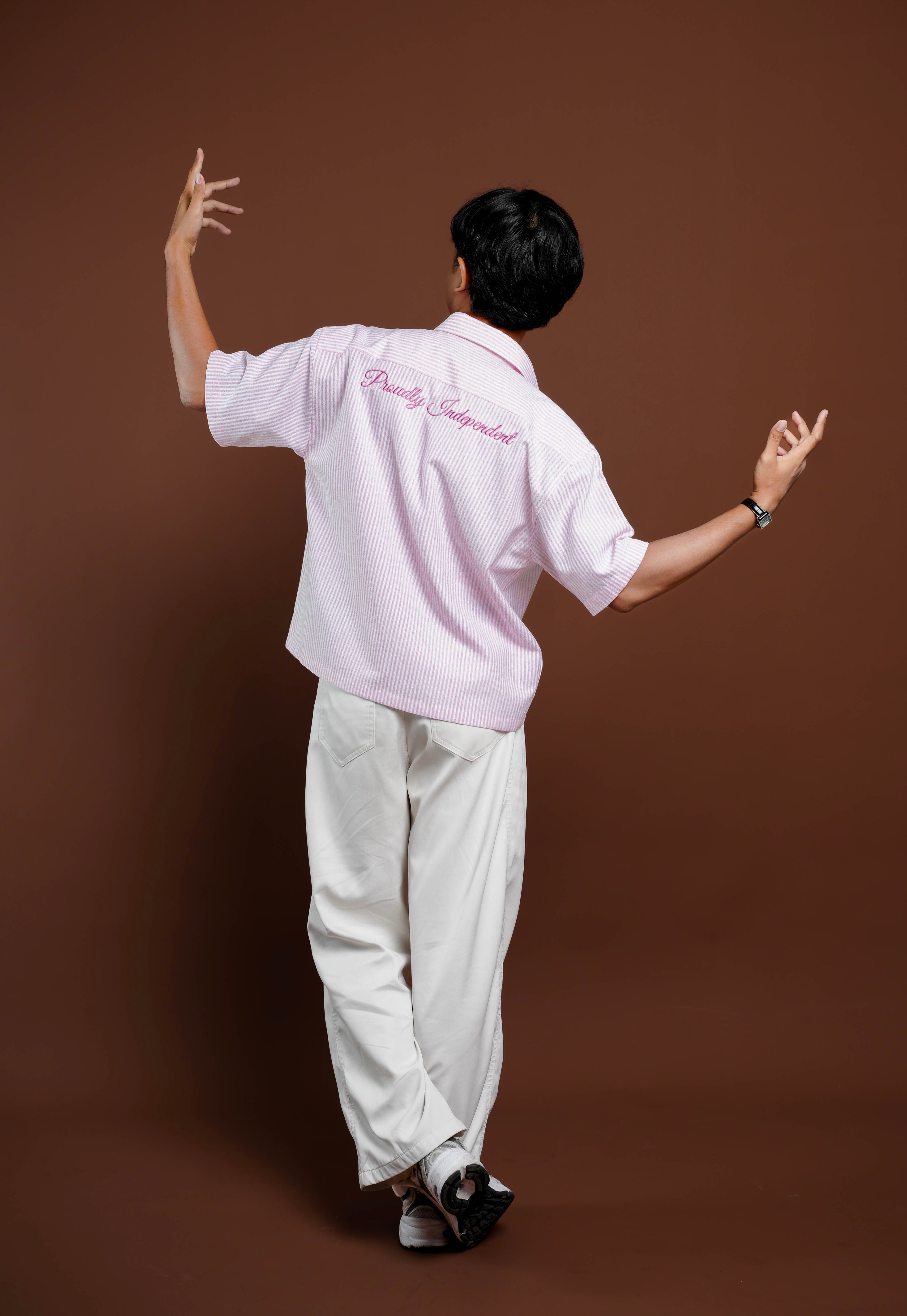 GATO Pink Stripe Shirt (Short Sleeve)