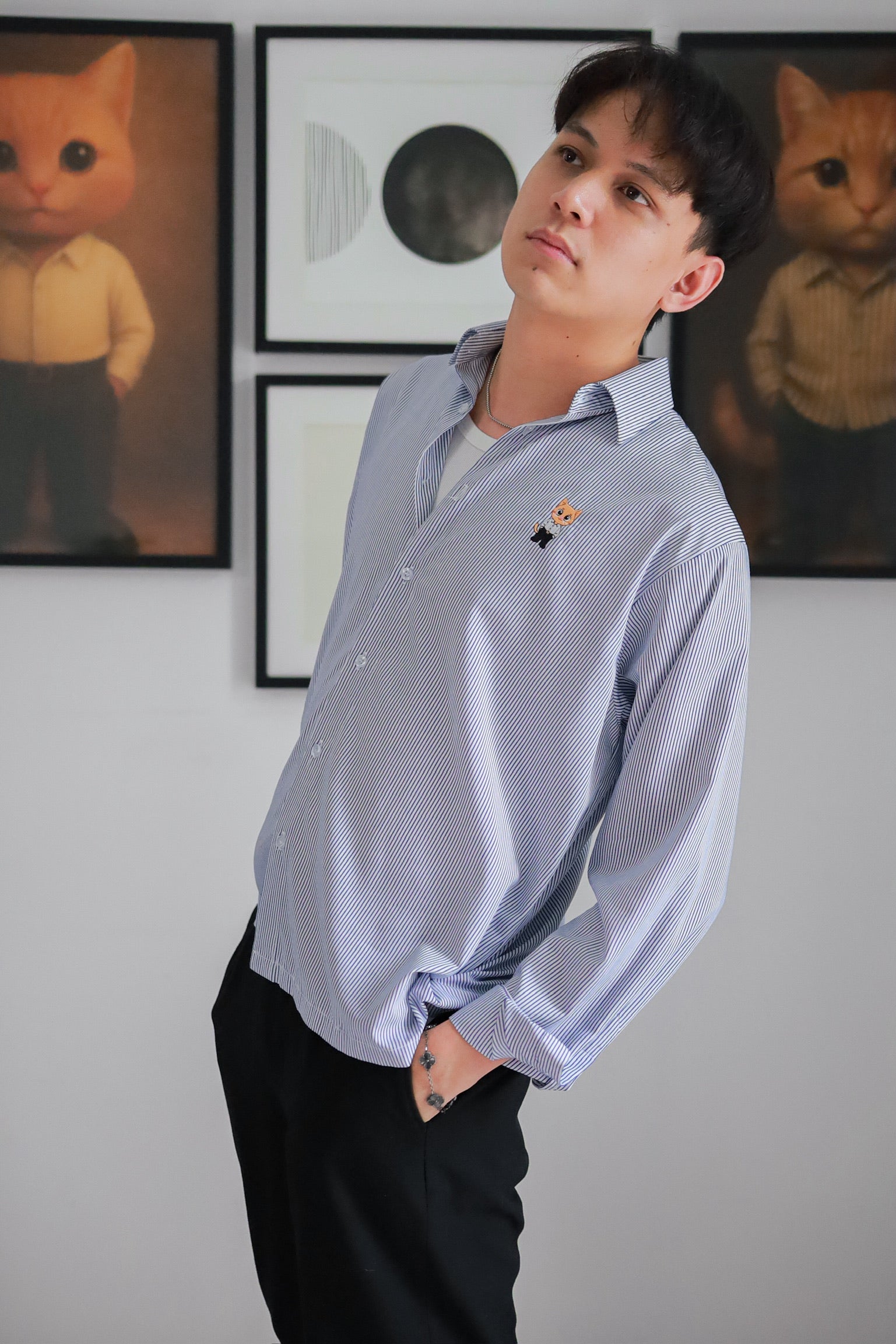 GATO Blue Stripe Shirt